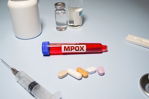 Blood collection tubes showing the labelling as MPOX