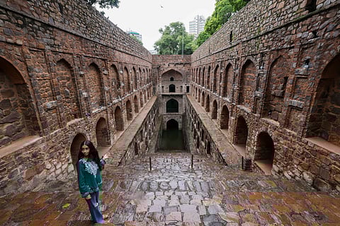 Delhi’s ancient stepwell Agrasen ki Baoli witnesses puzzling water level spike