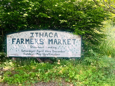 The Ithaca Farmers’ Market is a dedicated pavilion where farmers sell their produce, crafts, arts and other local specialities by the pristine waters of Lake Cayuga