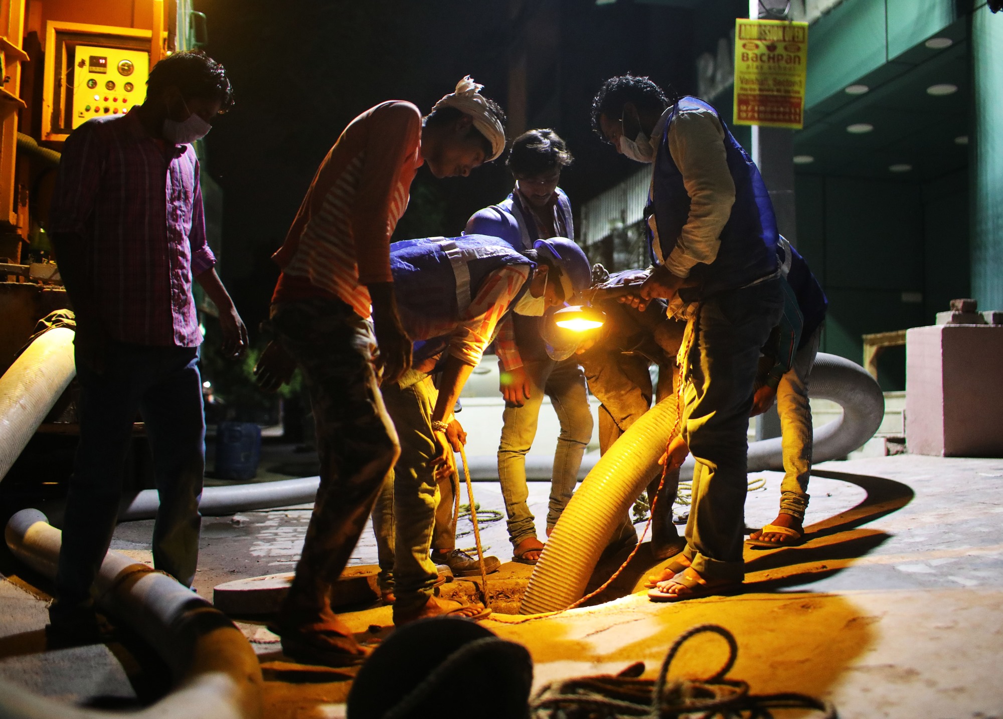 Inequalities of caste and contract in sewage work in Delhi-NCR