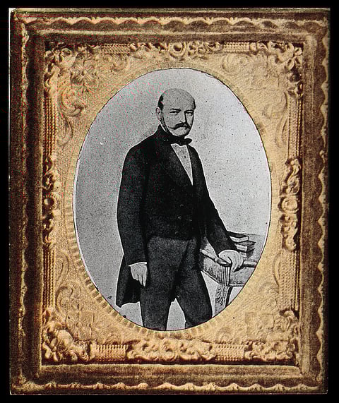 Ignaz Semmelweis, the doctor who discovered the disease-fighting power of hand-washing in 1847