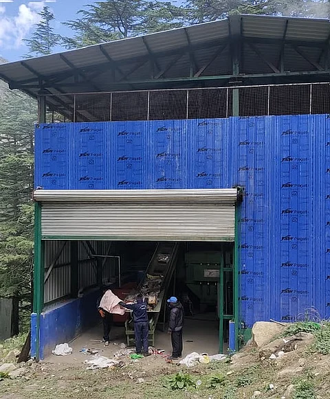 The incinerator in the Bhagirathi Eco Sensitive Zone.
