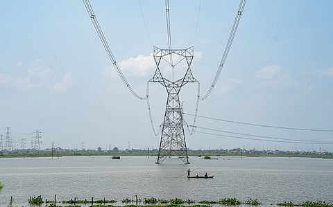 Ephemeral Sahibi filled to the brim after monsoon in Delhi