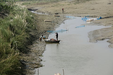 Kosi river's floodplain