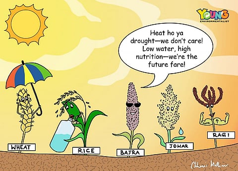 Gobar Times: Millets, the future fare