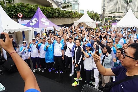 A Fun Run event to celebrate WAAW in Indonesia 2024. Collaborative event between government of Indonesia, various developmental partner, and international donors.