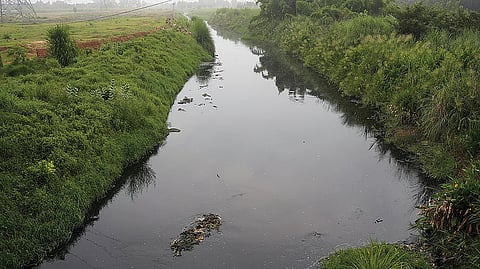 A river in Uttar Pradesh.
