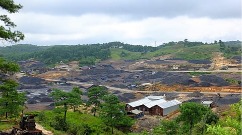 Coal collection in East Jaintia hills.