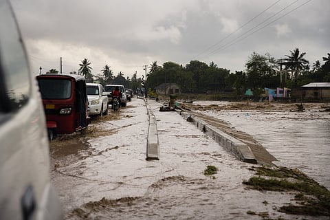 Flood damage in Tanzania.