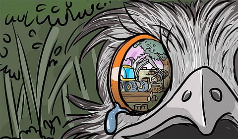 Gobar Times: Max, the emu’s warning