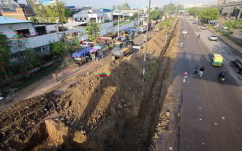 Dust and traffic gridlock in Delhi’s Anand Vihar; here is why
