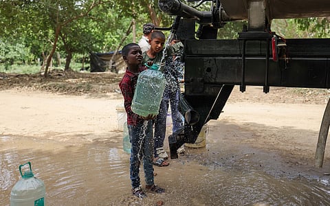 Near water, yet so far