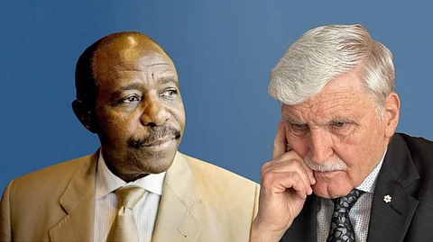 (Left) Paul Rusesabagina. (Right) Romeo Dallaire. Photo credits: Rusesabagina's website and Dallaire's Facebook page