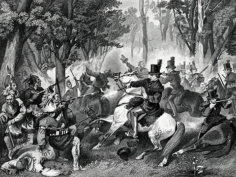 The Battle of the Thames, where Tecumseh was killed. Photo: iStock