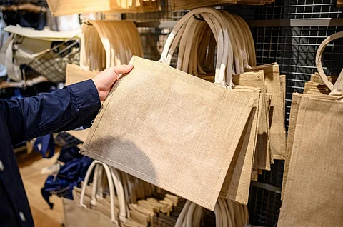 A jute handbag. iStock photo for representation