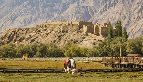 Tashkurgan in Xinjiang, China. It is located in High Mountain Asia, which is under threat according to the WMO Report. Photo: iStock
