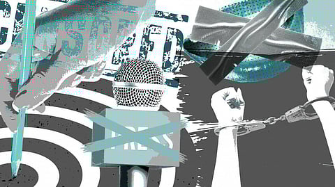 Journalists’ attempts to foster public accountability from elected representatives is increasingly pitting them against the power of the state. Photo: Michael Joiner, 360info