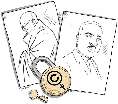 गांधी और कॉपीराइट कानून