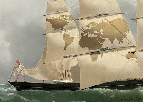 ईरानी कलाकार द्वारा बनाया गया चित्र – जिसे उन्होंने वर्ष 2023 में एक वैश्विक प्रतियोगिता में एकता परिषद द्वारा आयोजित अवसर पर प्रस्तुत किया था