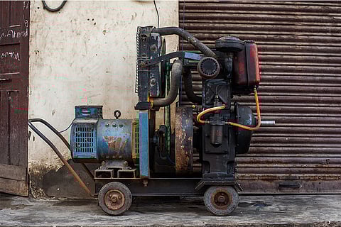 डीजल जनरेटर; प्रतीकात्मक तस्वीर: आईस्टॉक