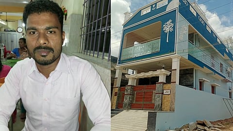 அடுத்தவர் வீட்டில் ஆட்டையை போட்டு பங்களா கட்டிய பாஜக பிரமுகர்