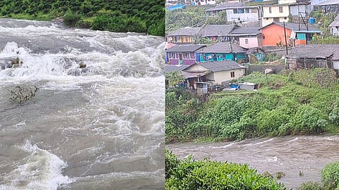குடியிருப்புகளை சூழ்ந்த மழைநீர் - மக்கள் அவதி