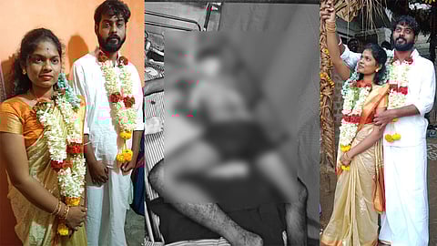 காலையில் திருமணம்... மாலையில் கத்திக்குத்து... மாறி மாறி குத்திக் கொண்ட மணமக்கள்...