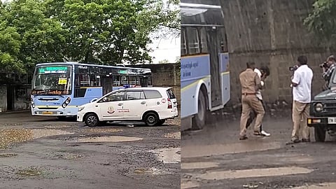 ஆபாசப் பாடலும், ஆட்டமும்... கத்தியுடன் திரியும் கல்லூரி மாணவர்கள்...