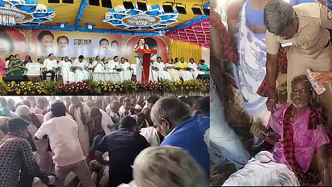 தி.மு.க. கூட்டத்தில் பிரியாணிக்கு தகராறு...