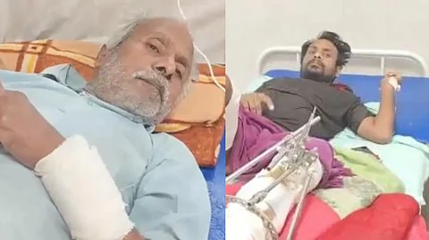 patient manish and his paralysed father