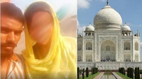 4 child mom young boy love and go to outing in taj mahall