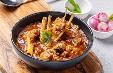 how to make Andra style mutton curry