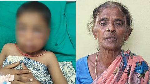 natham old lady attack 7years old child