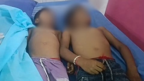 two boy children were found dead in the water tank