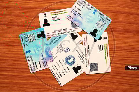 adhar pan ration cards