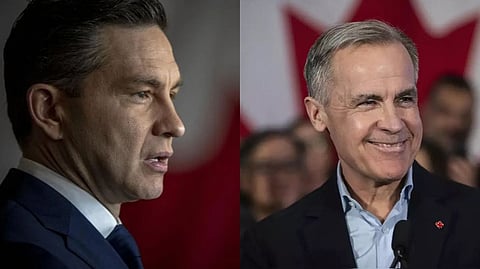 Mark Carney and Pierre Poilievre
