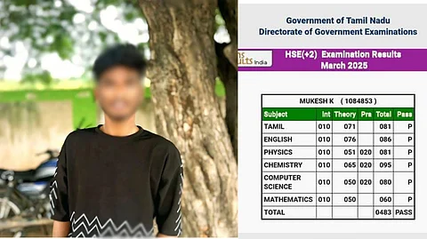 student mukesh scored high marks