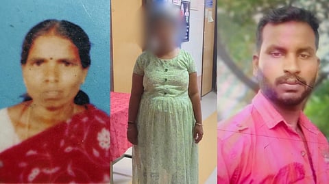 murderer balu his wif bhuvana, and his mother in law