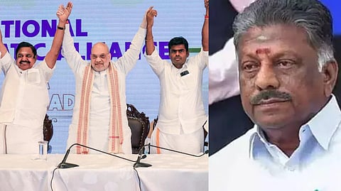 aiadmk and bjp allaince for 26 eclction , ops