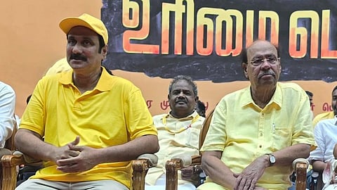 S.Ramadoss and anbumani ramadoss