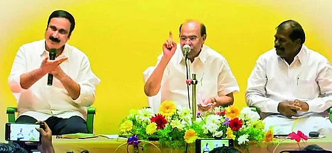ramadossand anbumnai - son &father rivalry
