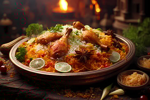 hydrabad chicken biriyani
