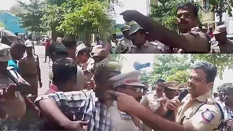 virudhunagar sp threatens people