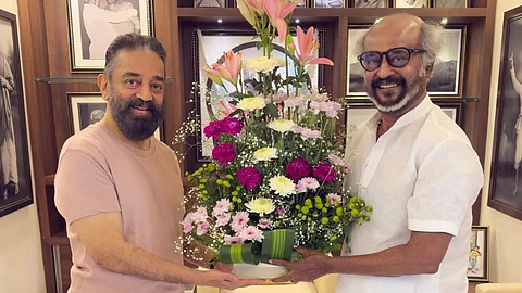 kamal meets rajinikanth