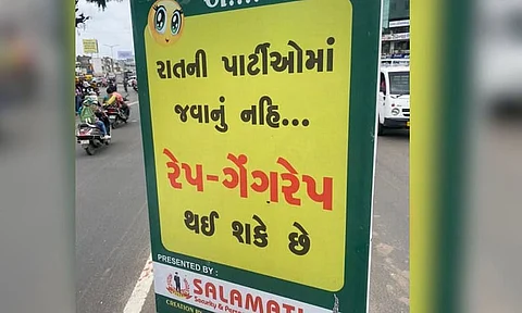 dont go out to avoid rape police's psa become scandle