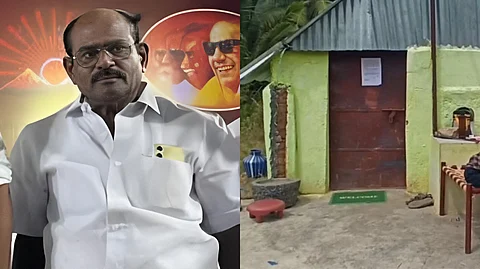“சொல்வதை கேட்டால் பில்டிங்” - சாதியை சொல்லி கழிவறை சுத்தம் செய்ய சொன்ன திமுக பிரமுகர்.. மறுத்ததால் வீட்டில் நோட்டீஸ் ஒட்டி மிரட்டல்!