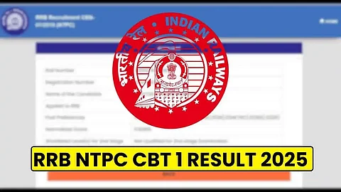 RRB NTPC 2025 exam results