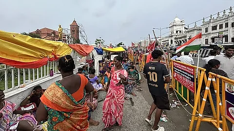 Sanitation worker protest