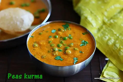 how to make peas-kurma