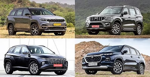 top 5 SUV cars in india